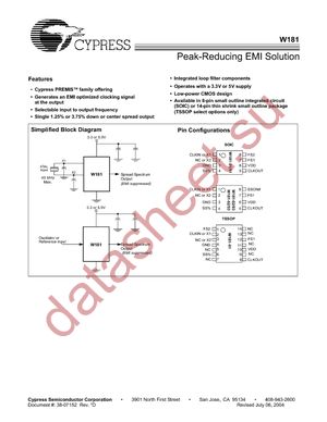 W181-02G datasheet  